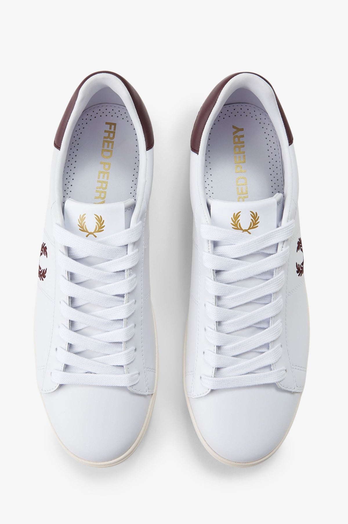 Fred Perry Spencer Leather B4334 490 White