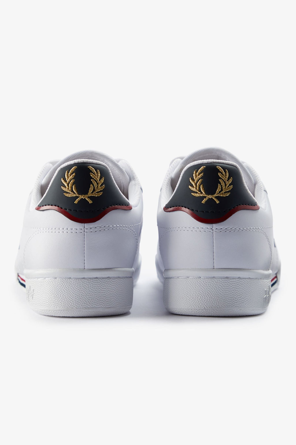 Fred Perry B722 Leather B6311 White / Navy