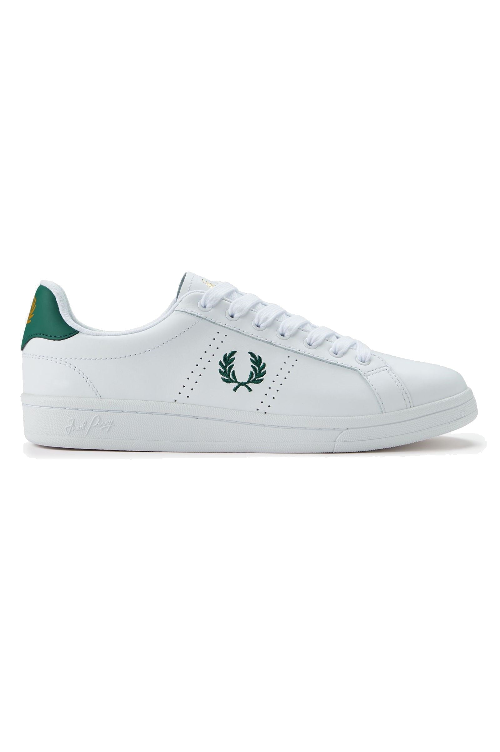 Fred Perry B721 Leather B6312 White / Green