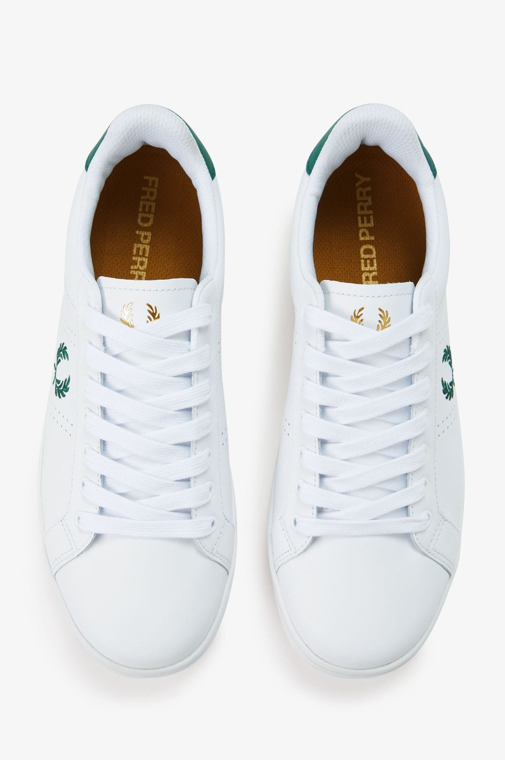Fred Perry B721 Leather B6312 White / Green