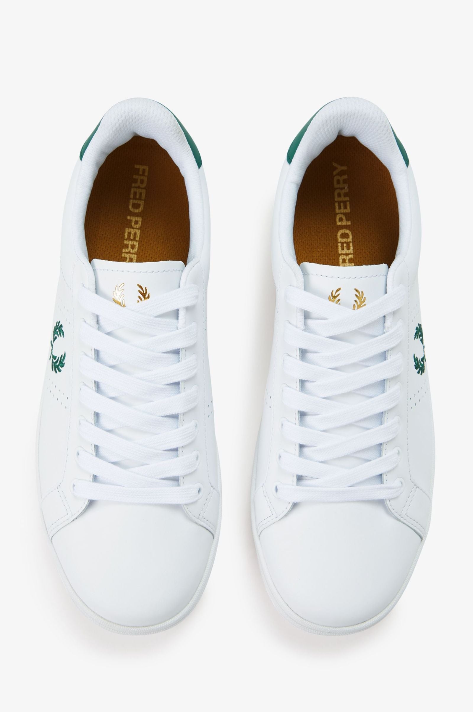 Fred Perry B721 Leather B6312 White / Green