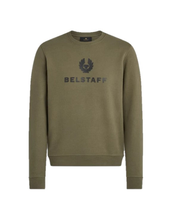 Belstaff Signature Crewneck Sweatshirt True Olive
