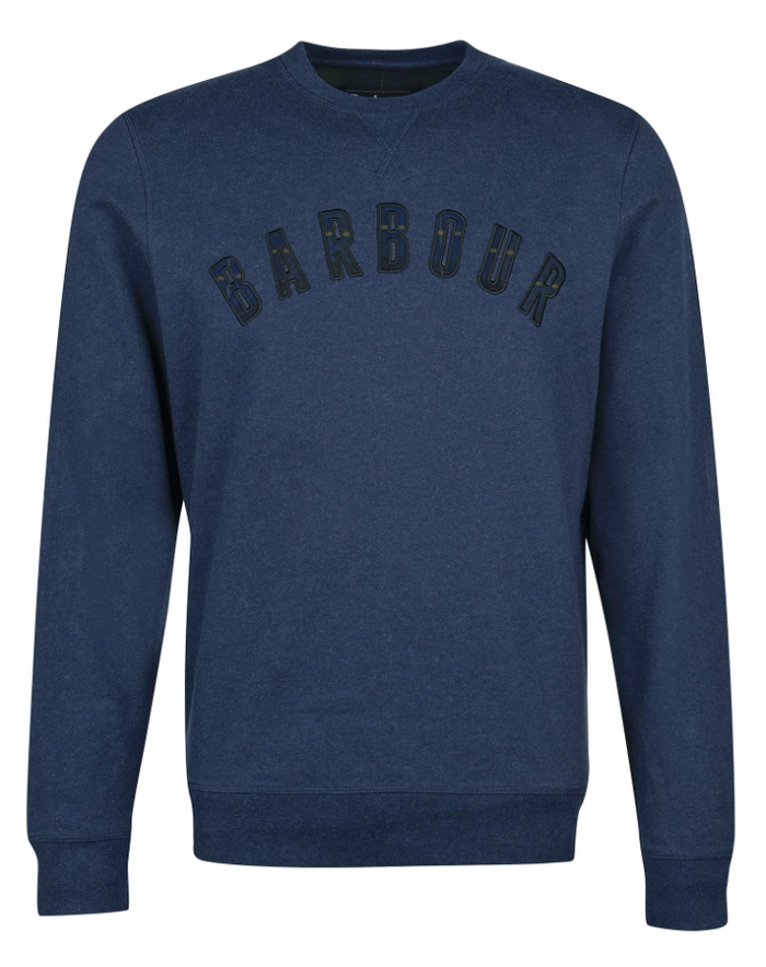Barbour Debson Crew Neck Sweatshirt Navy Marl