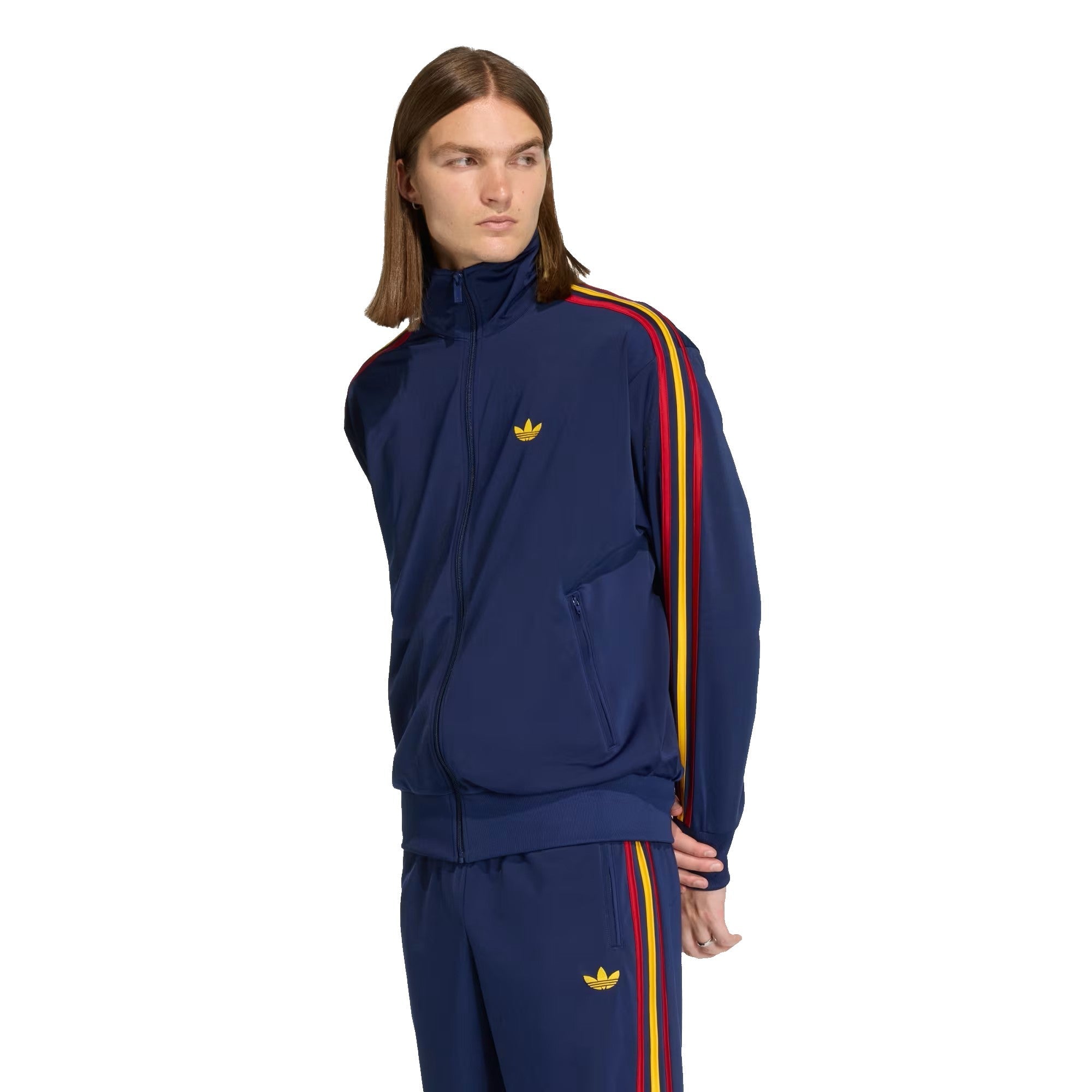 Adidas Firebird Track Top KD3847 Dark Blue / Crew Yellow / Team Power Red 2