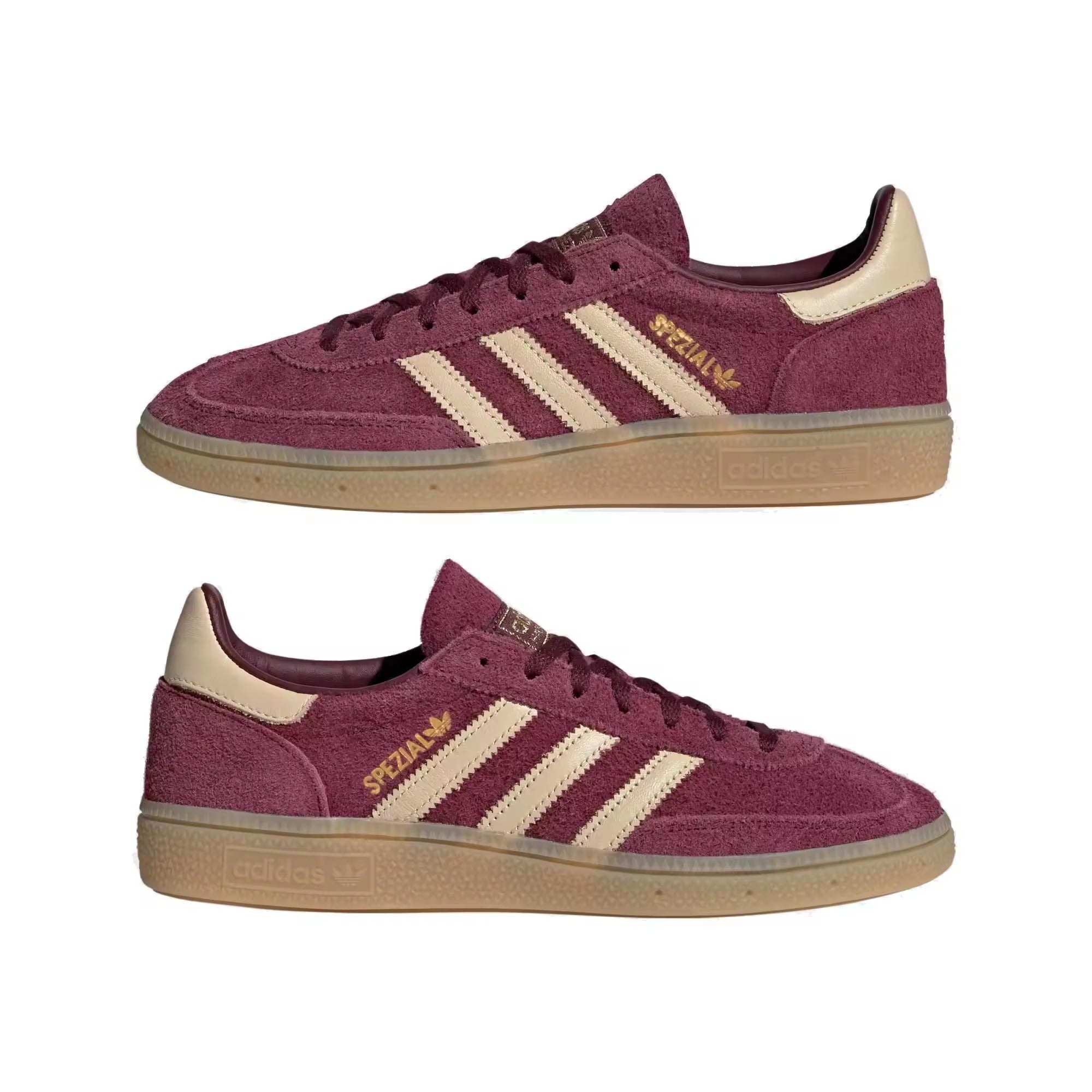Adidas Handball Spezial Woman KK0929 Maroon / Warm Vanilla / Gold Metallic