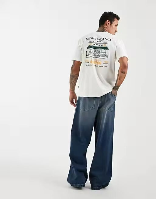 New Balance T-Shirt Grab a Bite Boston MT62S7YP White
