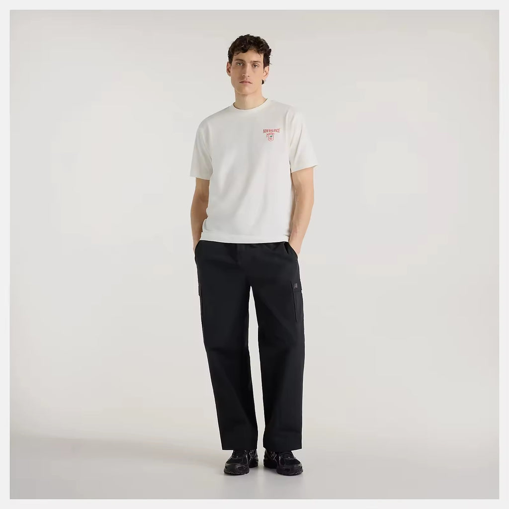New Balance T-Shirt Grab a Bite London MT62B9LI White
