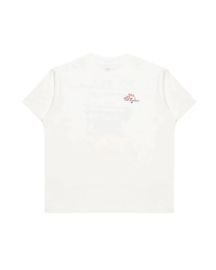 New Balance T-Shirt Grab a Bite Tokyo MT62D8CE White