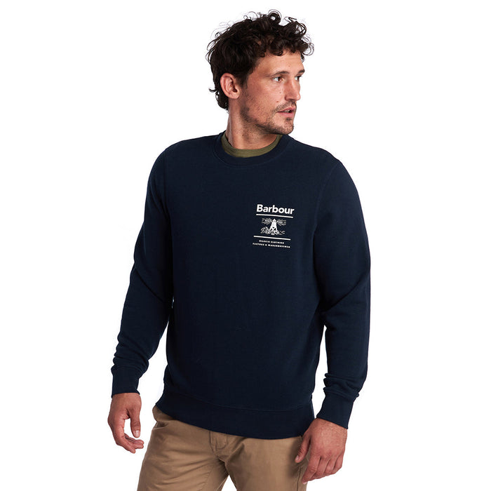 Barbour Reed Crew Sweatshirt Navy