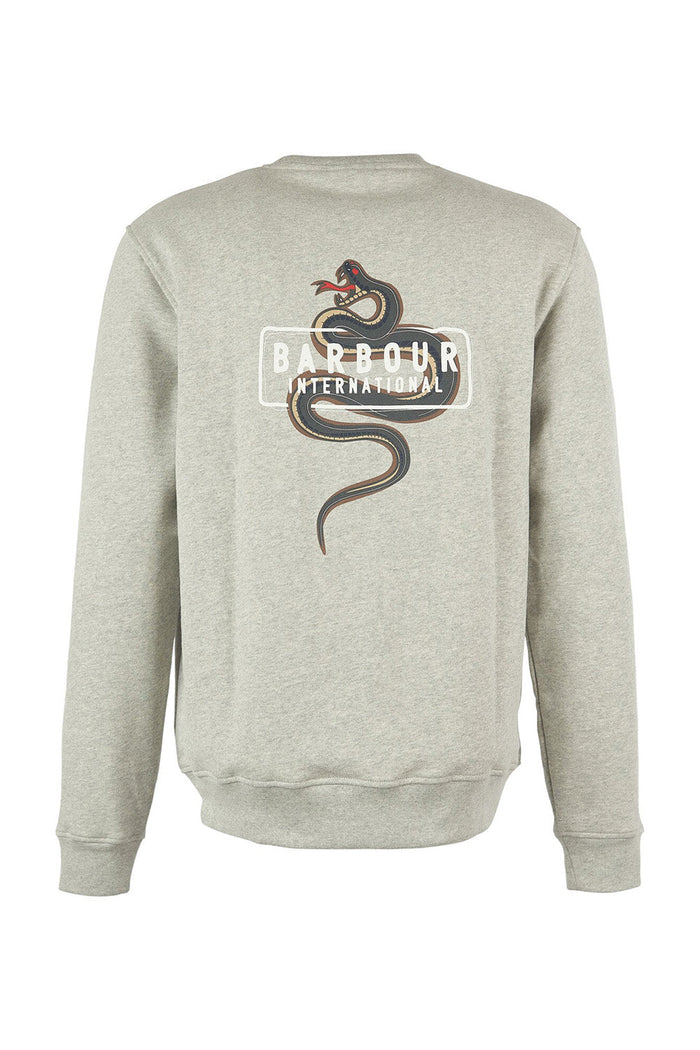 Barbour International Charlton Crew Neck Sweatshirt Grey Marl