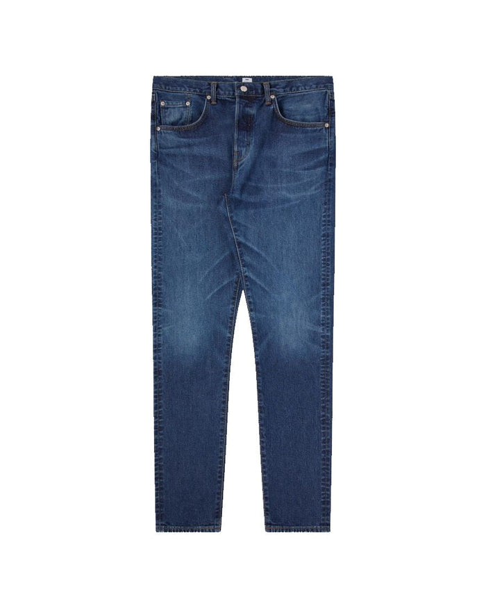 Edwin Slim Tapered Jeans L32 Blue - mid dark used