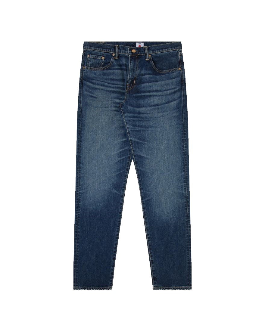 Edwin Regular Tapered Jeans L32 Blue Dark Used