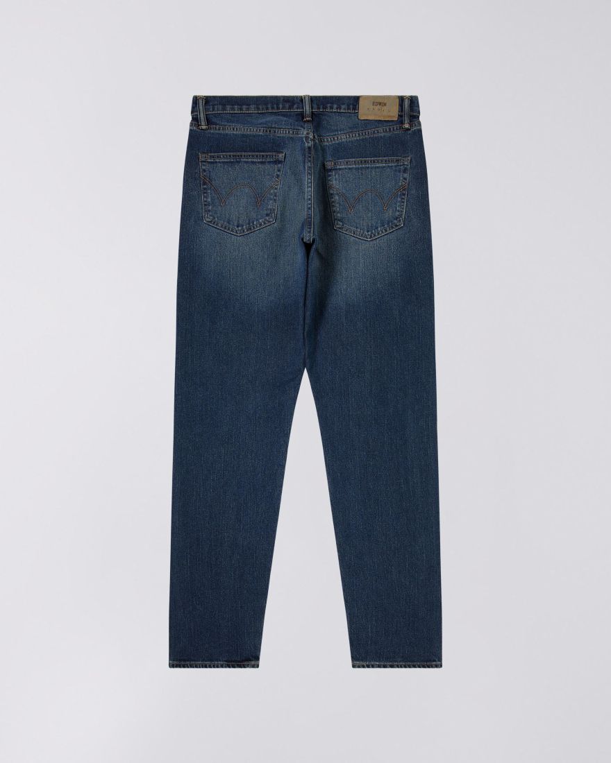 Edwin Regular Tapered Jeans L32 Blue Dark Used