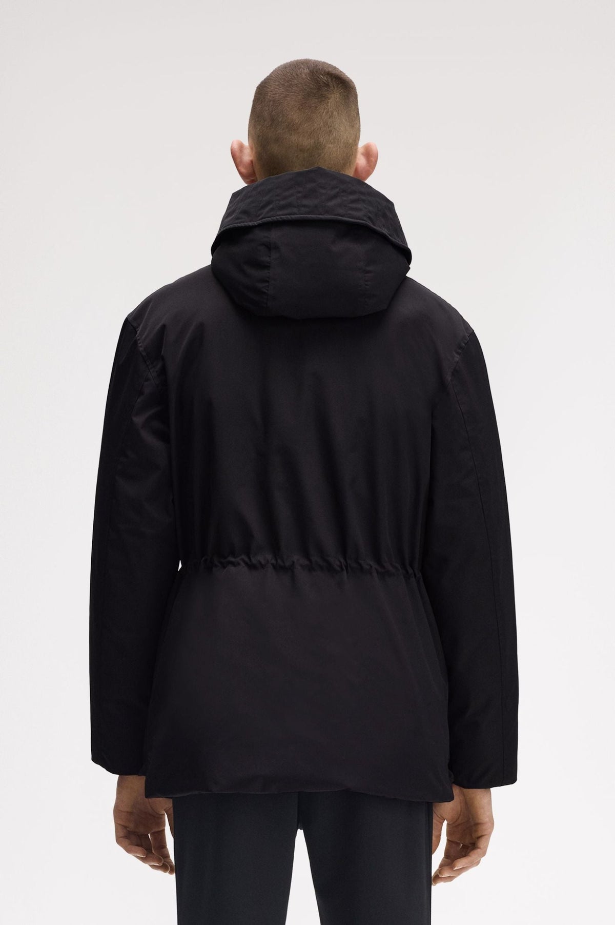 Fred Perry Patch Pocket Puffer Jacket Black