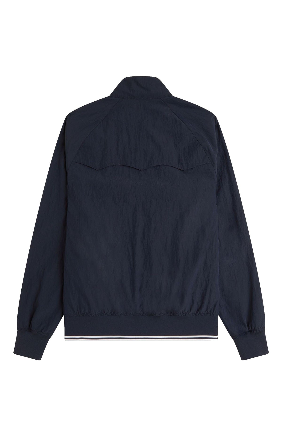 Fred Perry Crinkle Harrington Jacket Navy