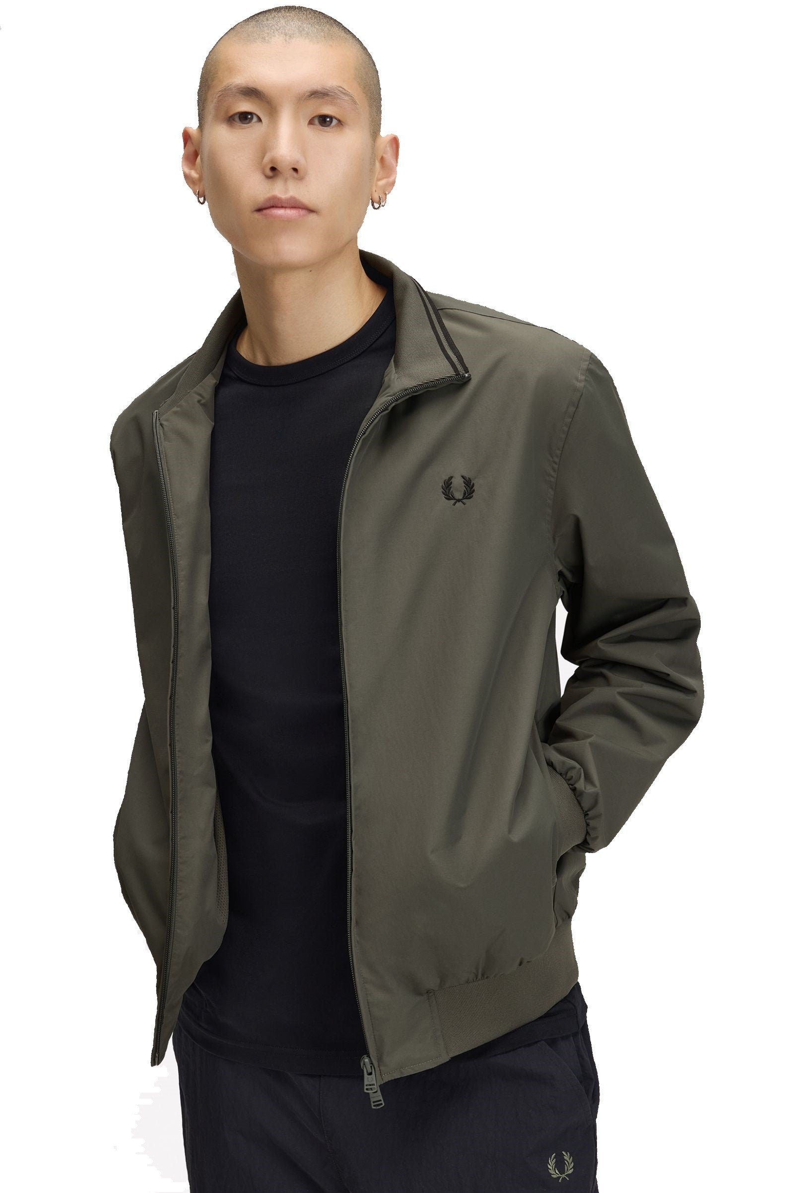 Fred Perry Brentham Jacket Field Green