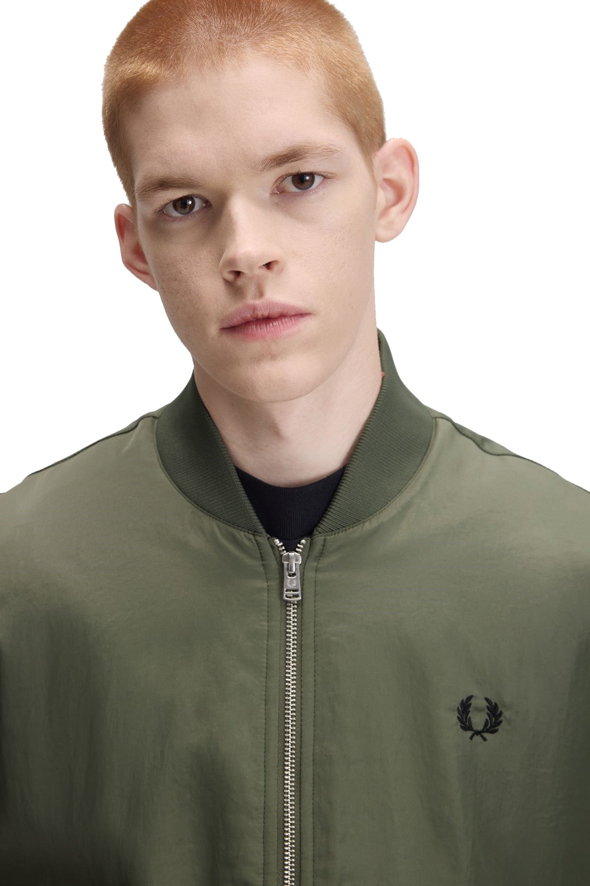 Fred Perry Chaqueta Bomber Tenis Acolchada Verde