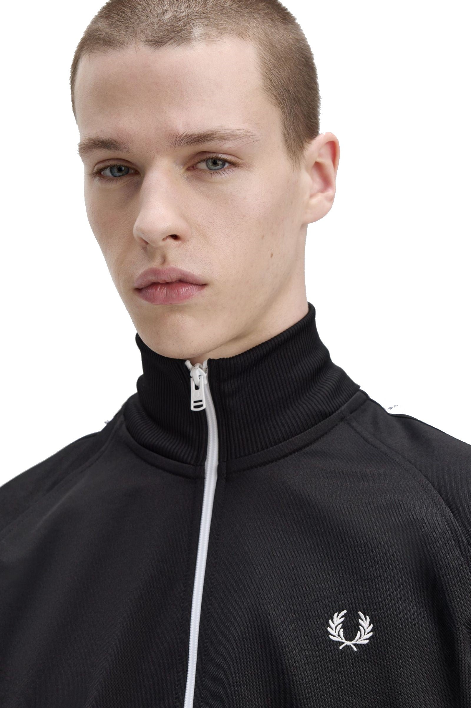 Fred Perry Taped Track Jacket 4620 Black