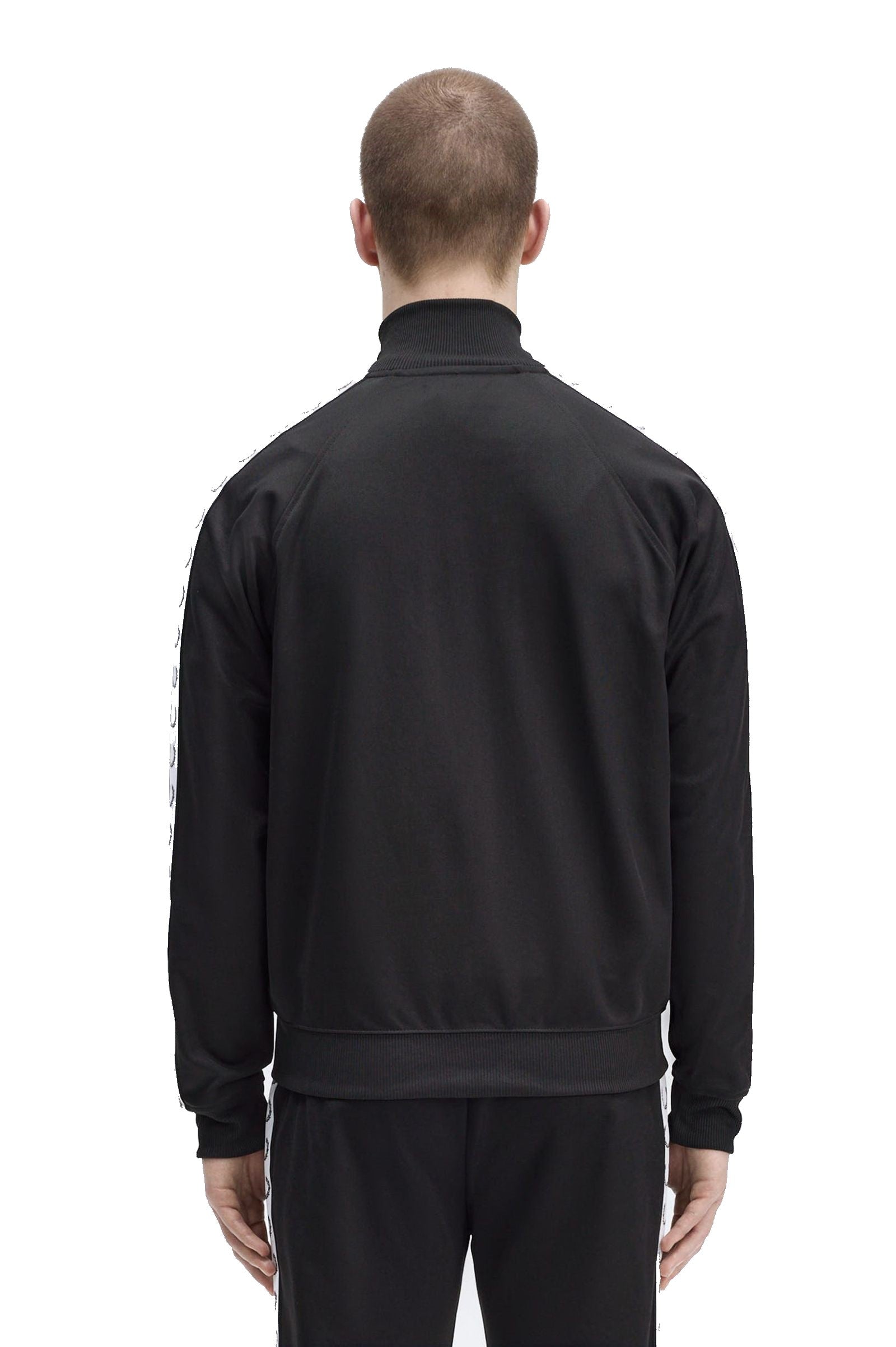 Fred Perry Taped Track Jacket 4620 Black