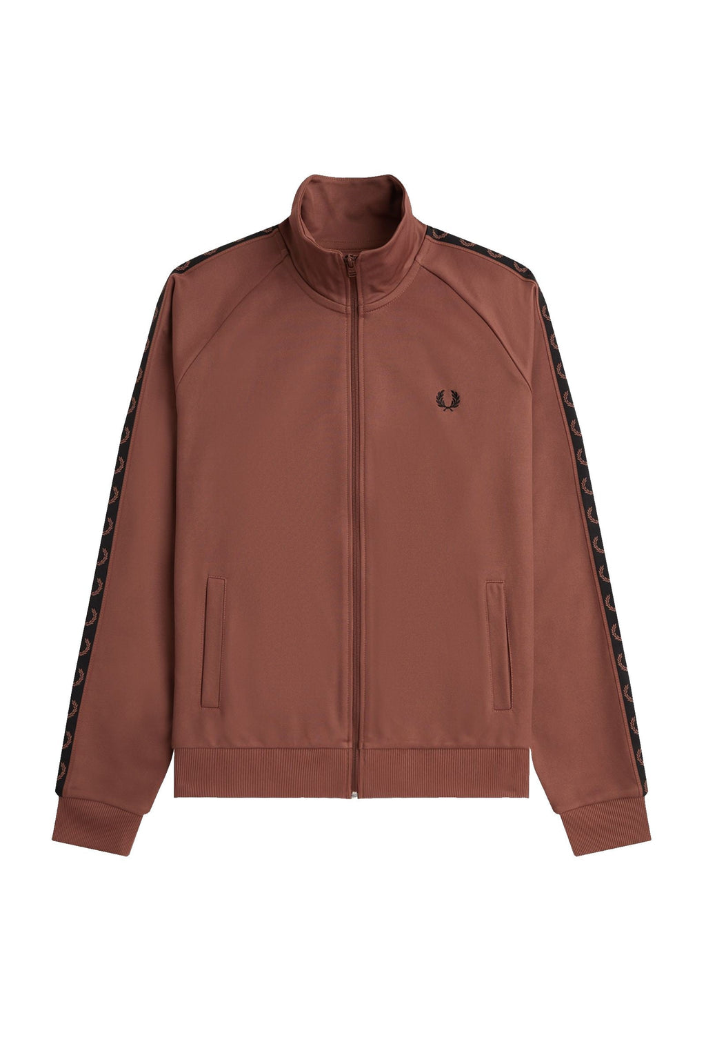 Fred Perry Contrast Tape Track Whisky Brown / Black