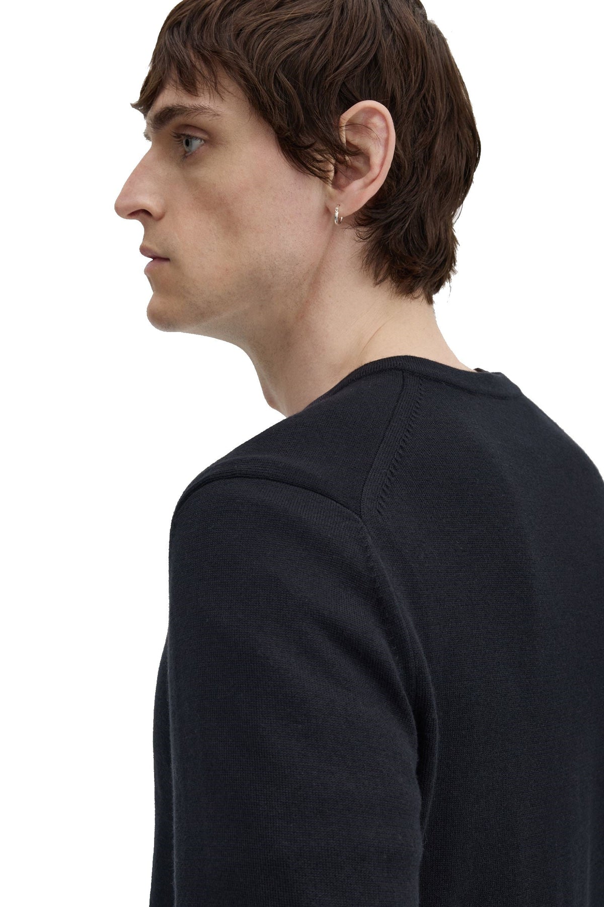 Fred Perry Classic V Neck Jumper Black