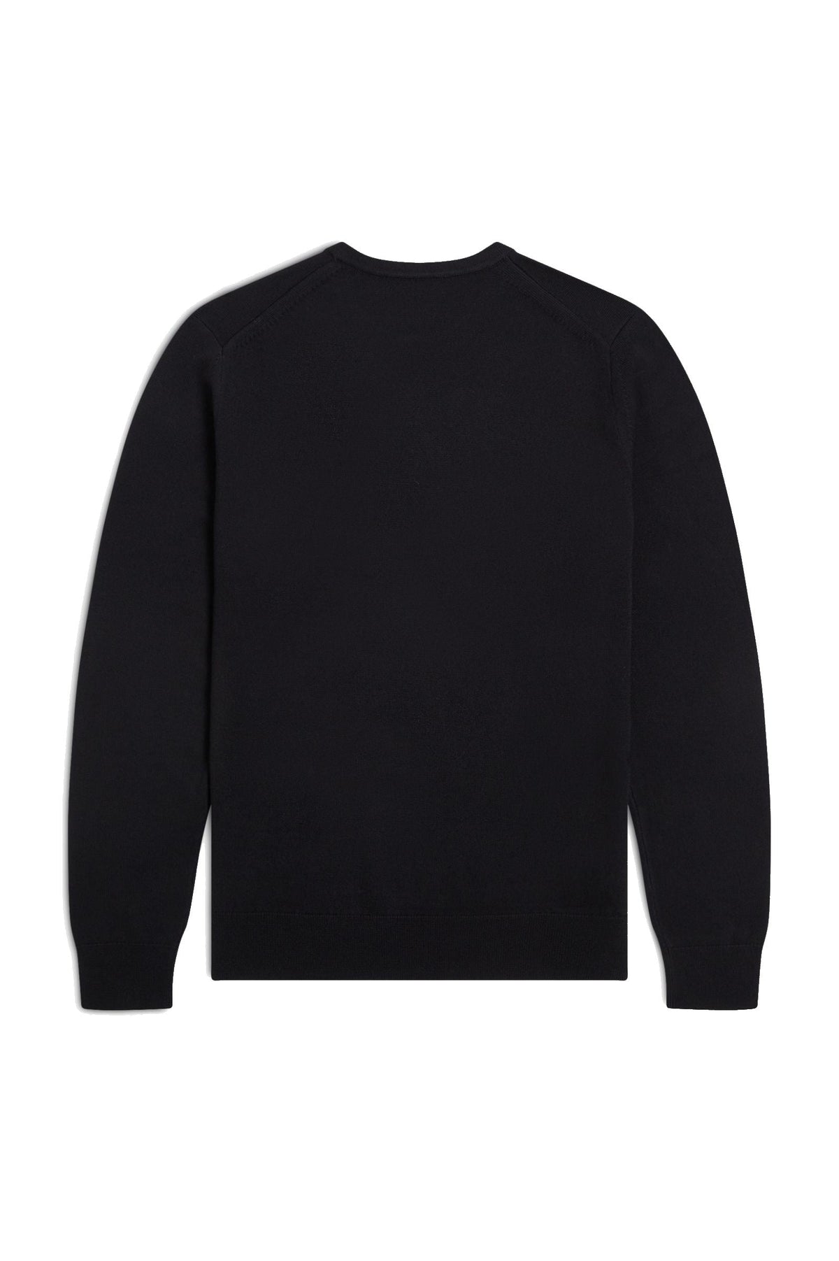Fred Perry Classic Crew Neck Jumper Black / Yellow