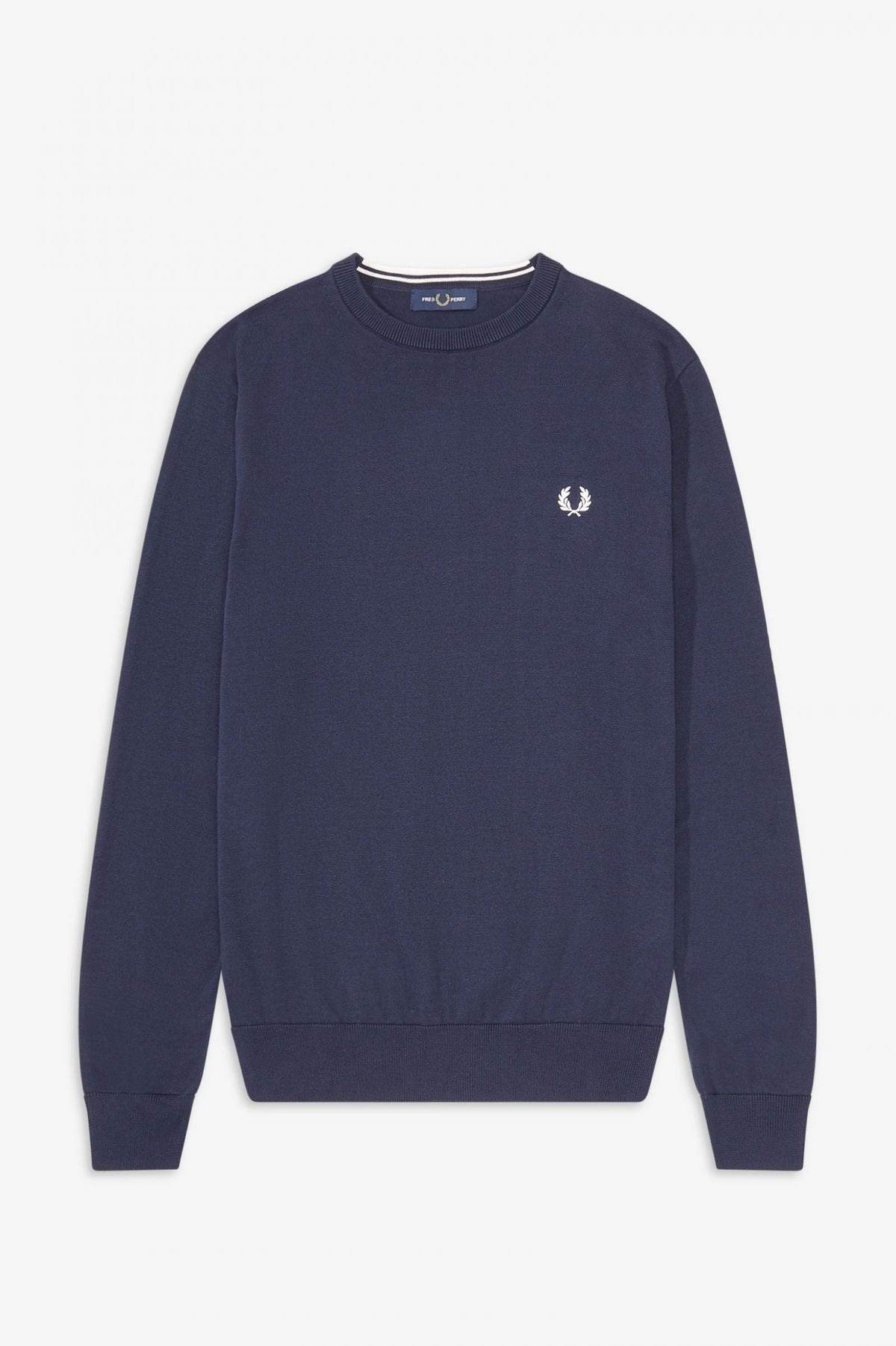 Fred Perry Classic Crew Neck Jumper Navy