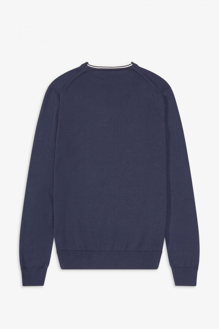 Fred Perry Classic Crew Neck Jumper Navy