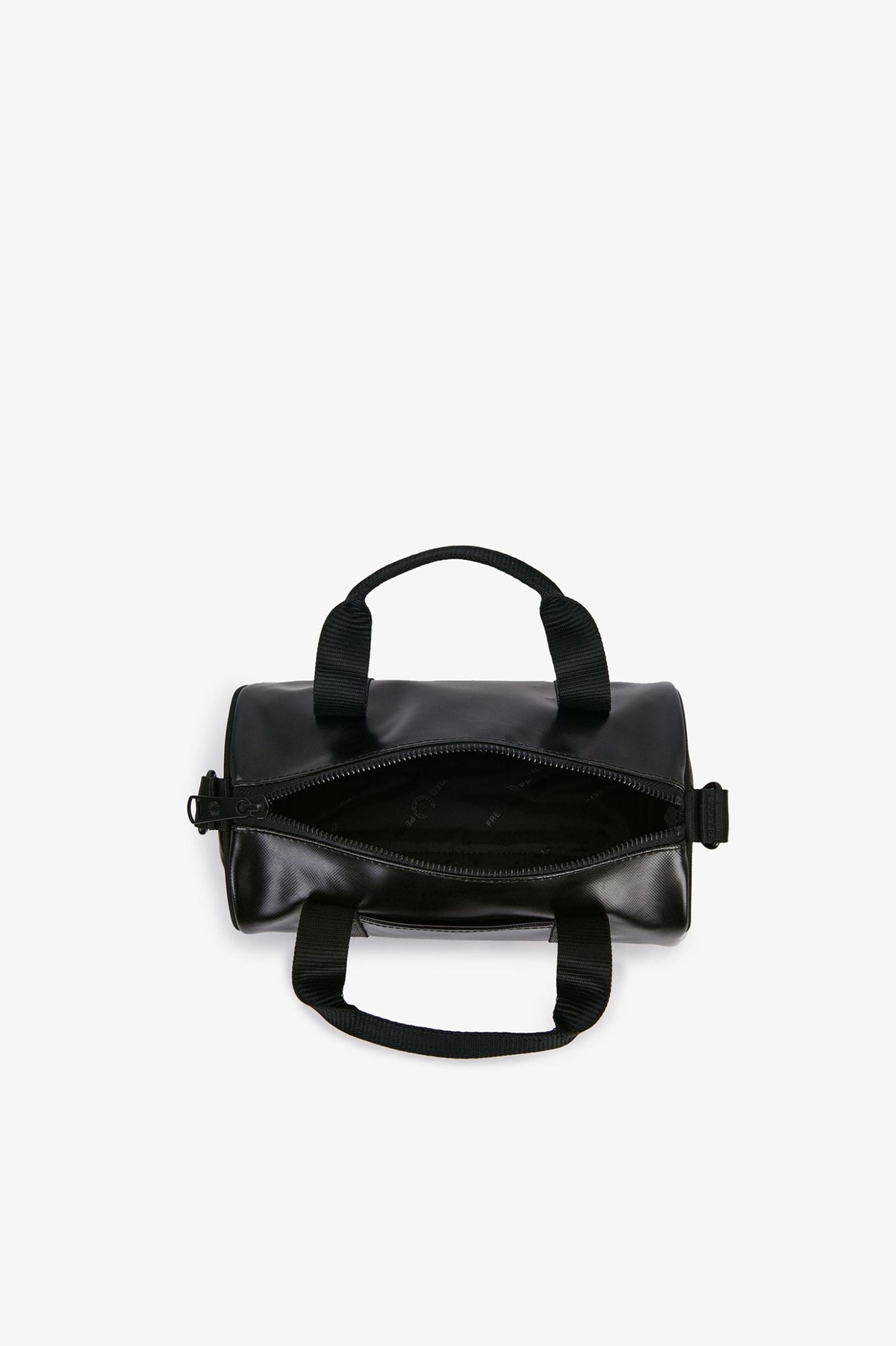 Fred Perry Tonal Classic Mini Barrel Bag Black / Gold