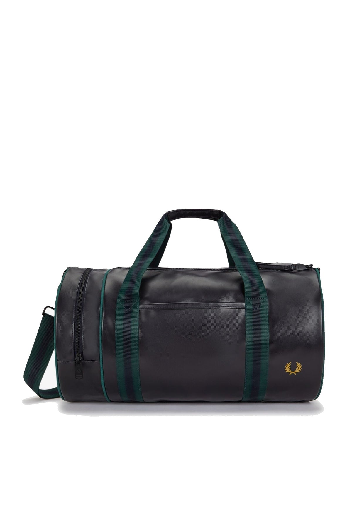 Fred Perry Classic Barrel Bag Navy / Grassroots