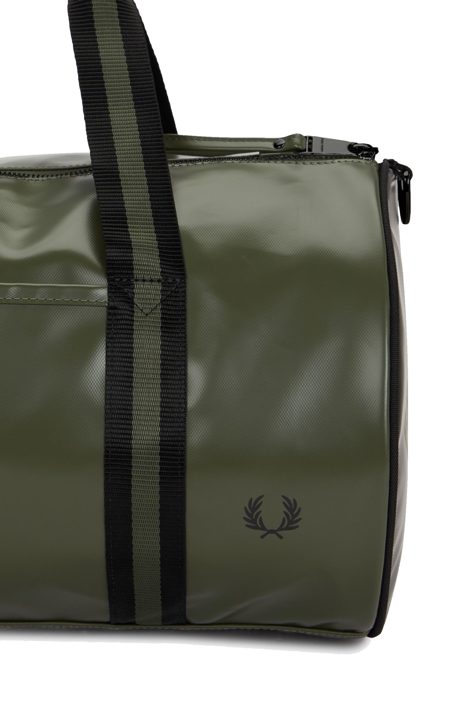Fred Perry Classic Barrel Bag Laurel Wreath Green / Black
