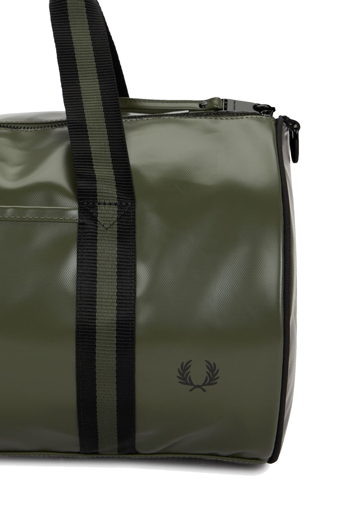Fred Perry Classic Barrel Bag Laurel Wreath Green / Black
