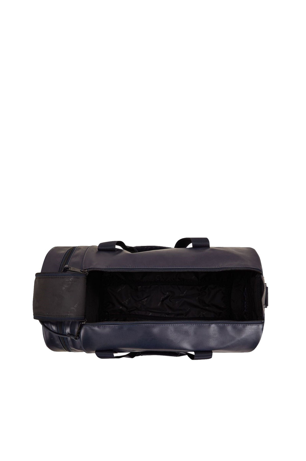 Fred Perry Tonal PU Barrel Bag Navy / White