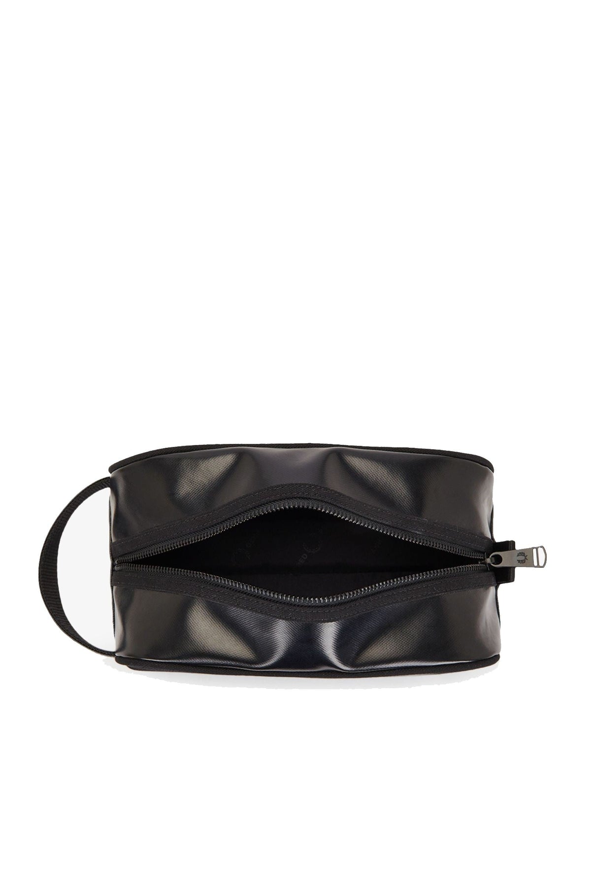 Fred Perry Coated Polyester Wash Bag Black / Gold