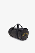 Fred Perry Tonal Large Barrel Bag Black