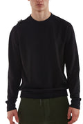 MA.STRUM Core Crew Sweat Jet Black