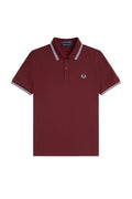 Fred Perry Reissues Original Twin Tipped Polo Maroon / White / Ice
