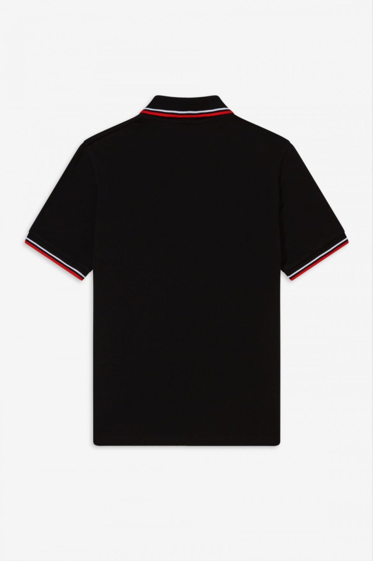 Fred Perry Reissues Original Twin Tipped Polo Black White Bright Red