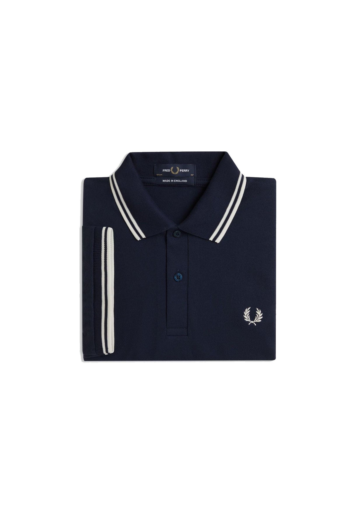 Fred Perry Reissues Original Twin Tipped Polo Dark Carbon / Ecru / Ecru