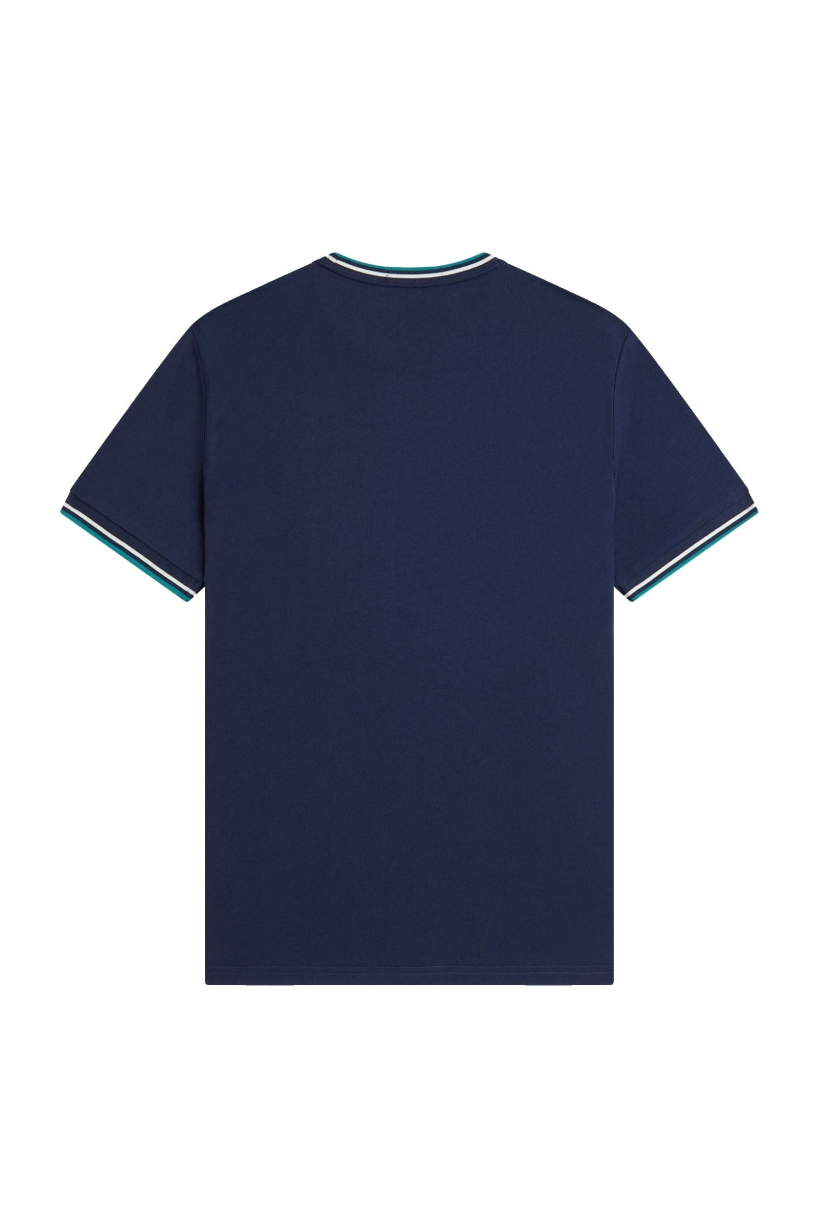 Fred Perry Twin Tipped T-Shirt Tennis Blue / Snow White / Deep Mint
