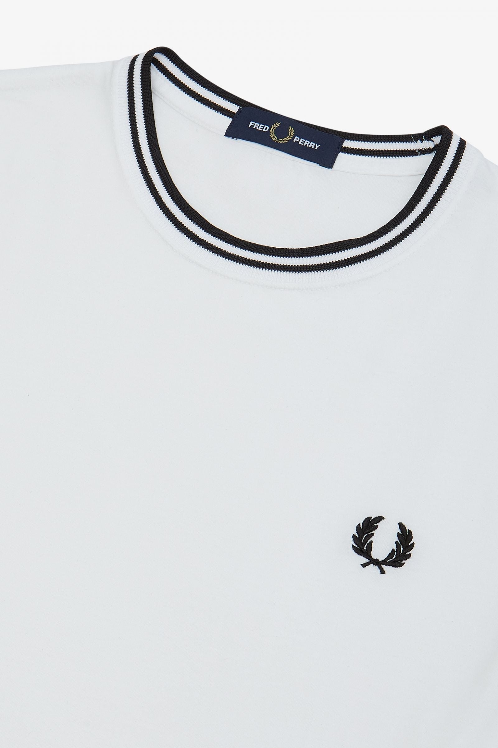 Fred Perry Twin Tipped T-Shirt White