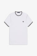 Fred Perry Twin Tipped T-Shirt White