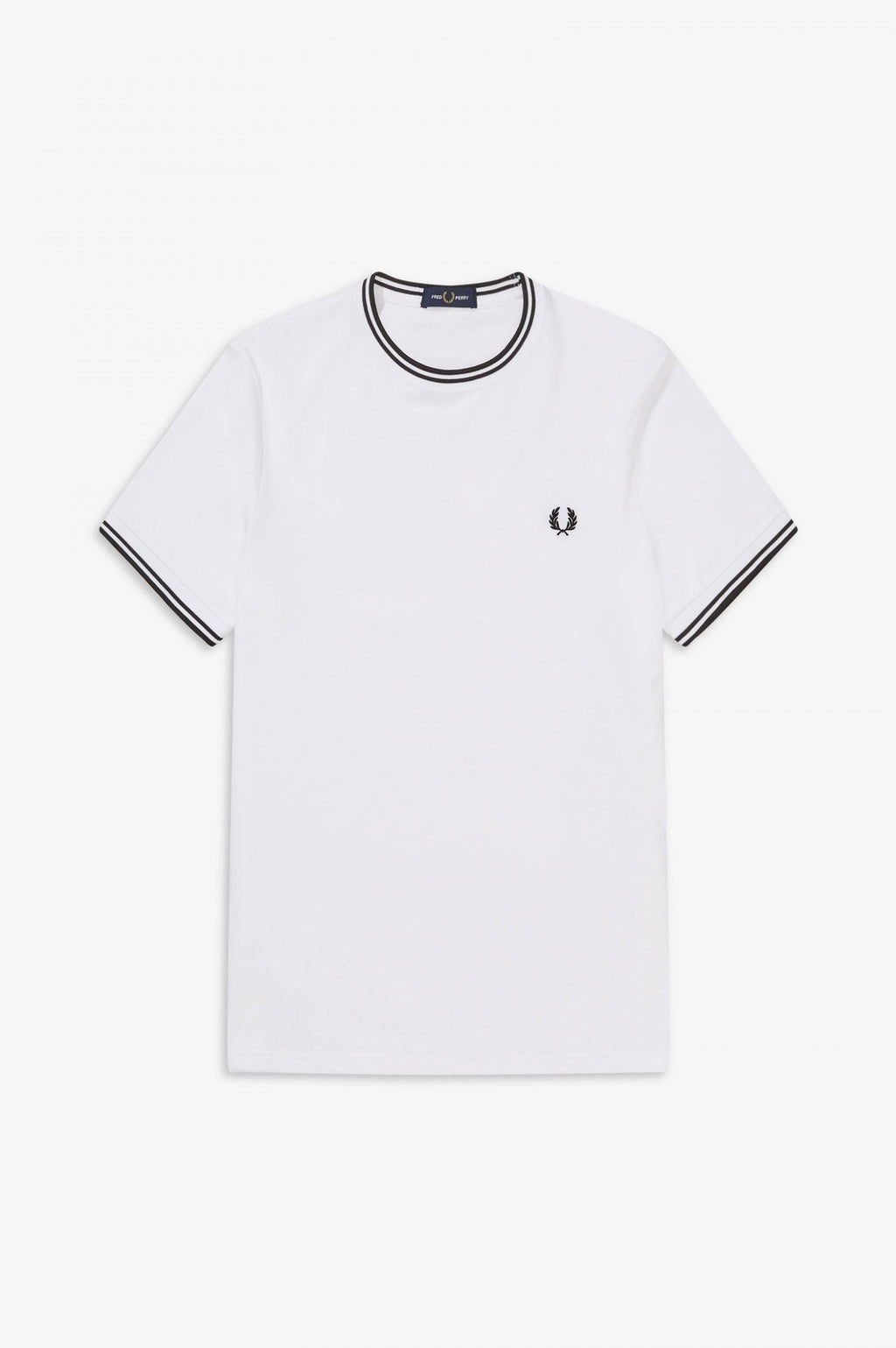 Fred Perry Twin Tipped T-Shirt White