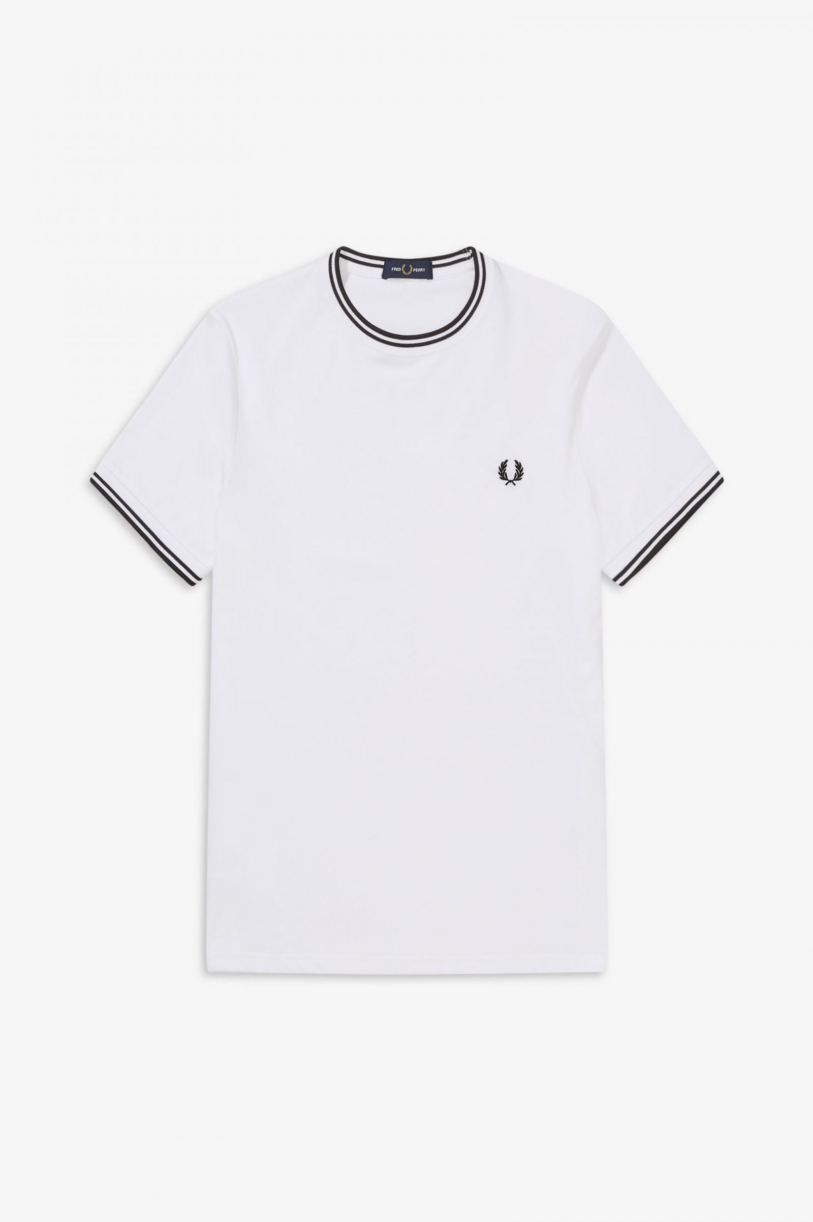 Fred Perry Twin Tipped T-Shirt White