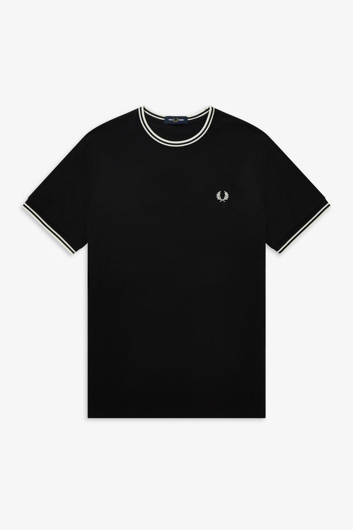 Fred Perry Twin Tipped T-Shirt Black