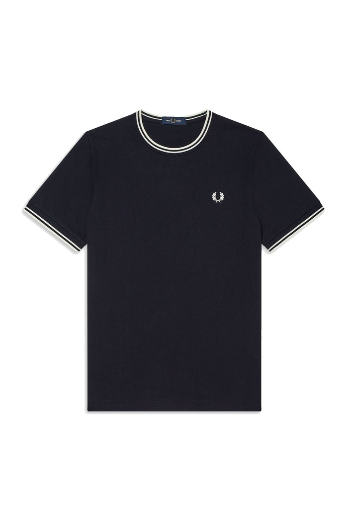 Fred Perry Twin Tipped T-Shirt Dark Navy