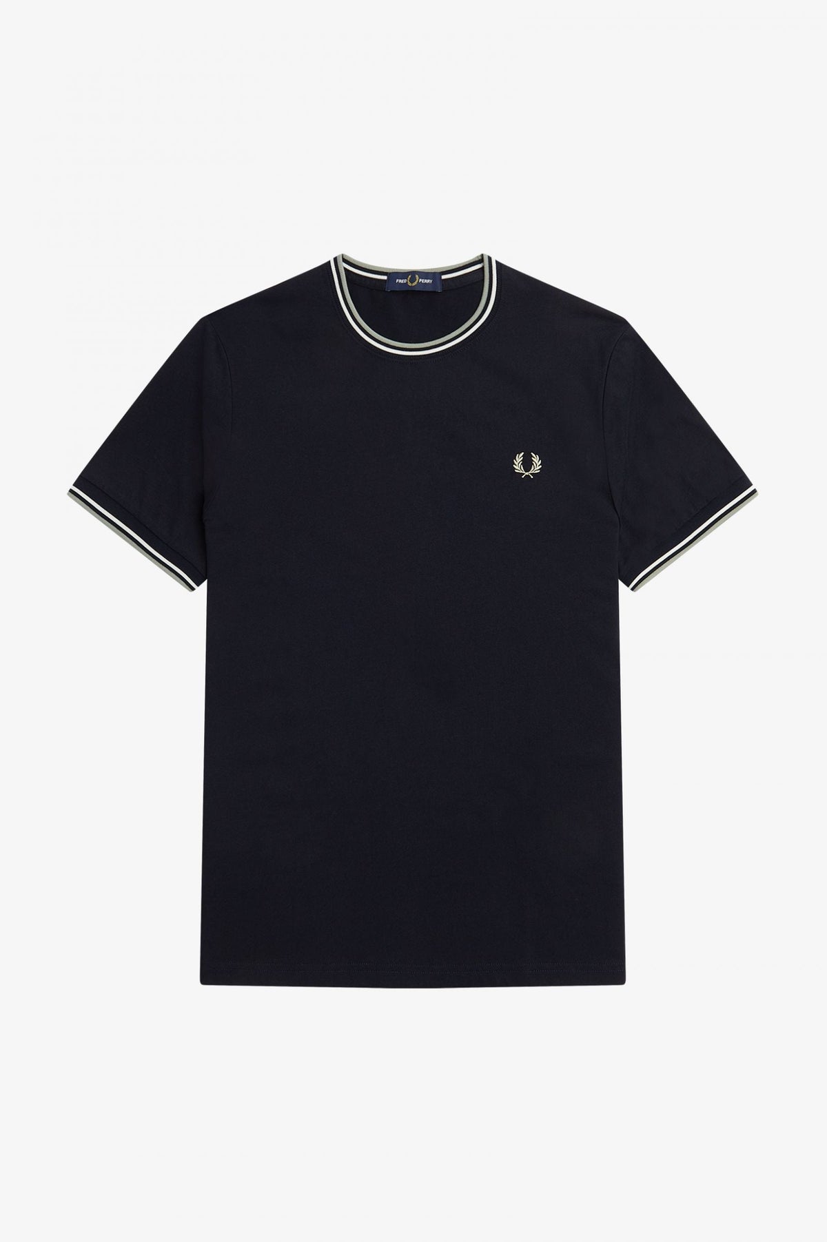 Fred Perry Twin Tipped T-Shirt Navy
