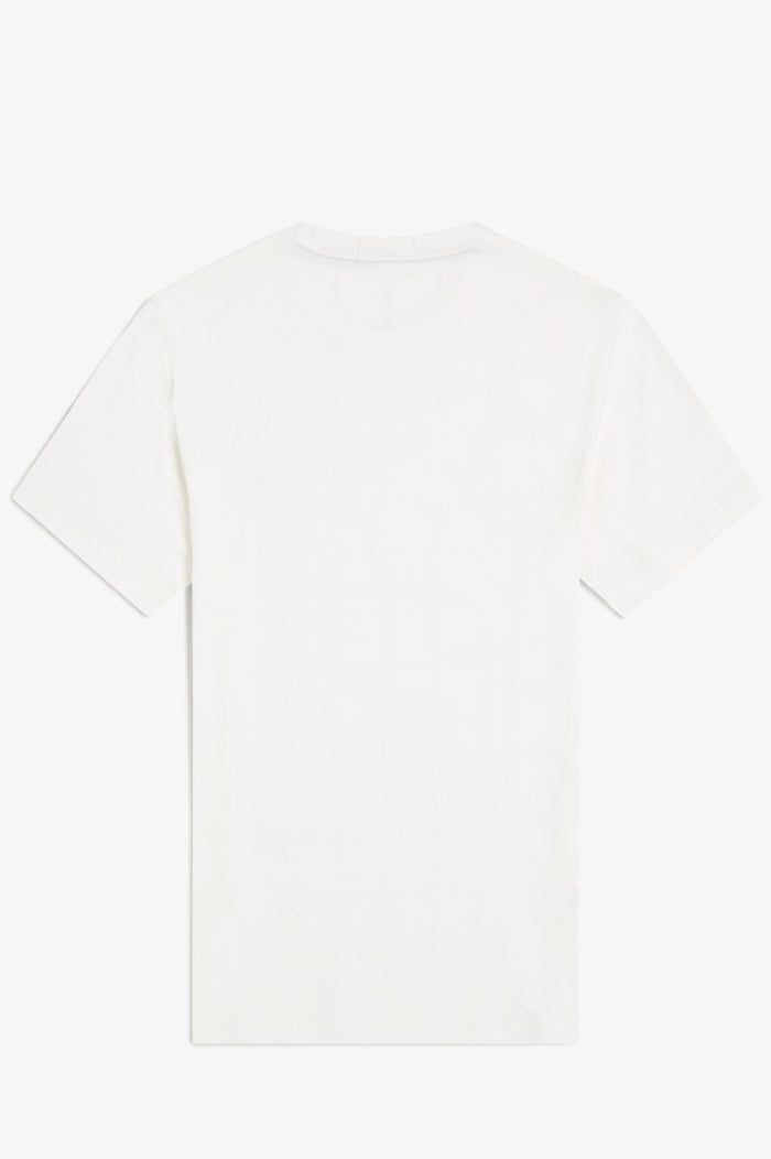 Fred Perry Crew Neck T-Shirt Snow White