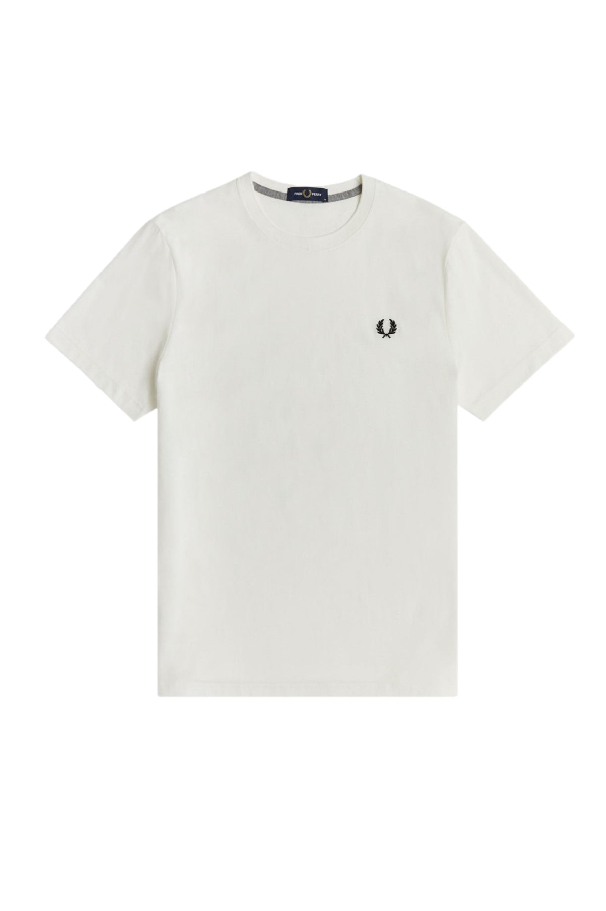 Fred Perry Crew Neck T-Shirt Snow White
