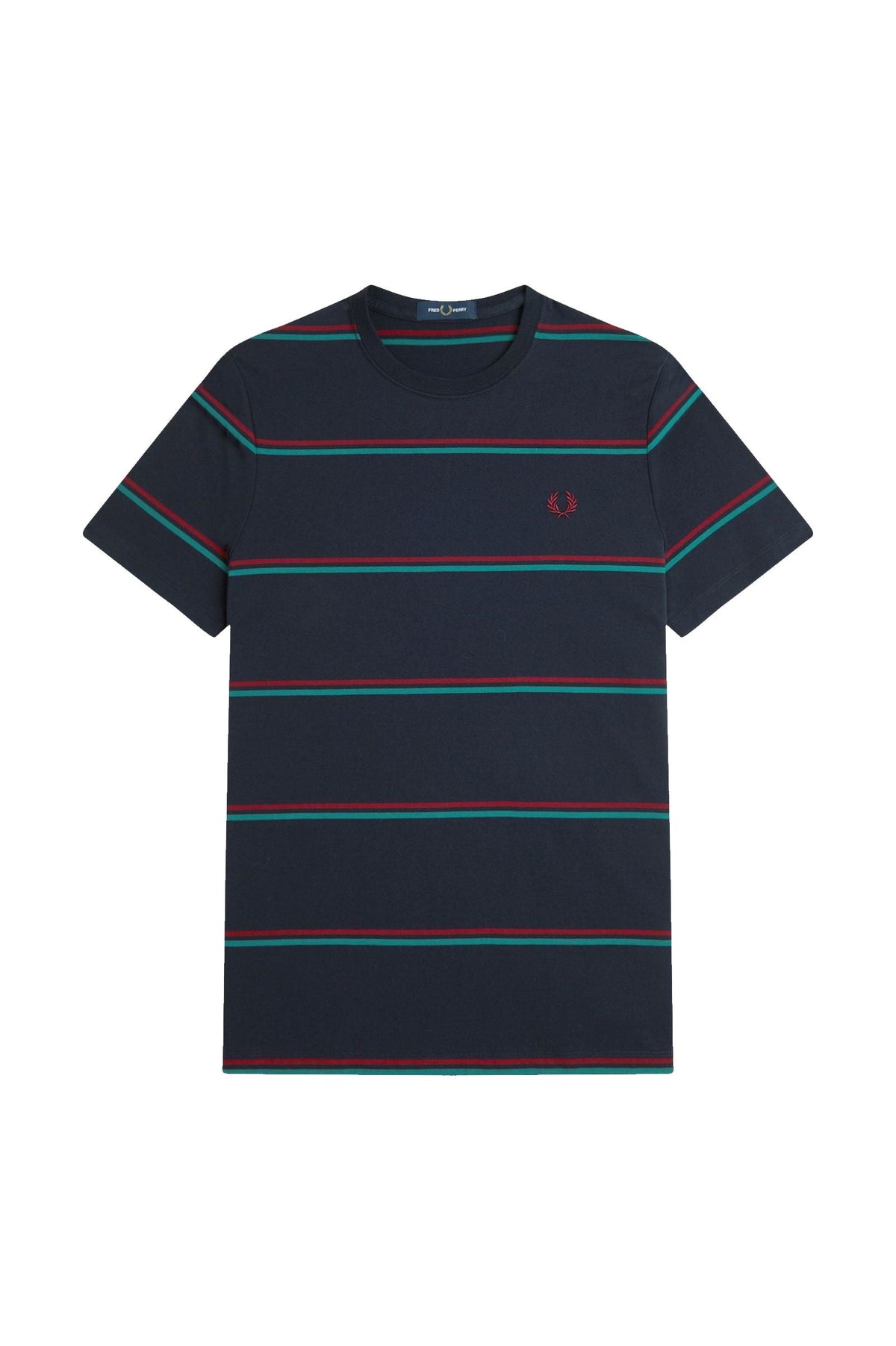 Fred Perry Fine Stripe T-Shirt Navy